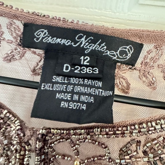 Pisarro Nights‎ Beaded Bolero Shrug Evening Jacket Size 12 NWT Mother of Bride - Picture 2 of 7